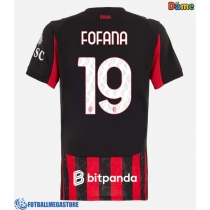 Fotballdrakt Dame AC Milan Youssouf Fofana #19 Hjemmedrakt 2025-26 Kortermet